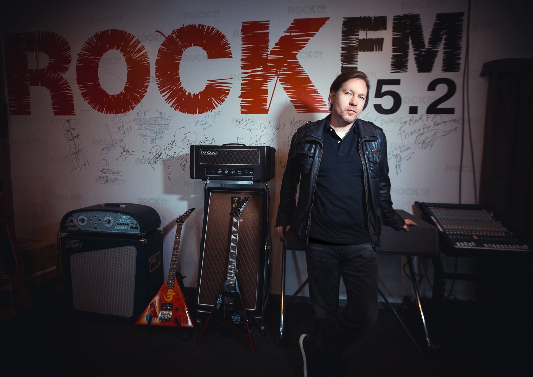 На фото - радиоведущий Евгений Штольц, радиостанций Rock FM